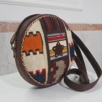 کیف چهل تکه دستدوز از جنس گلیم و جاجیم 